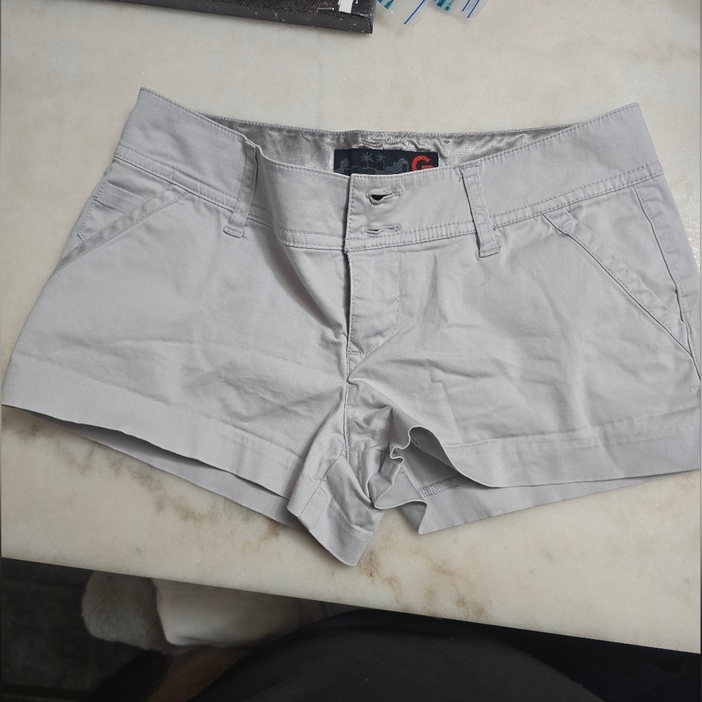 Guess Light Gray Women's Bike Shorts